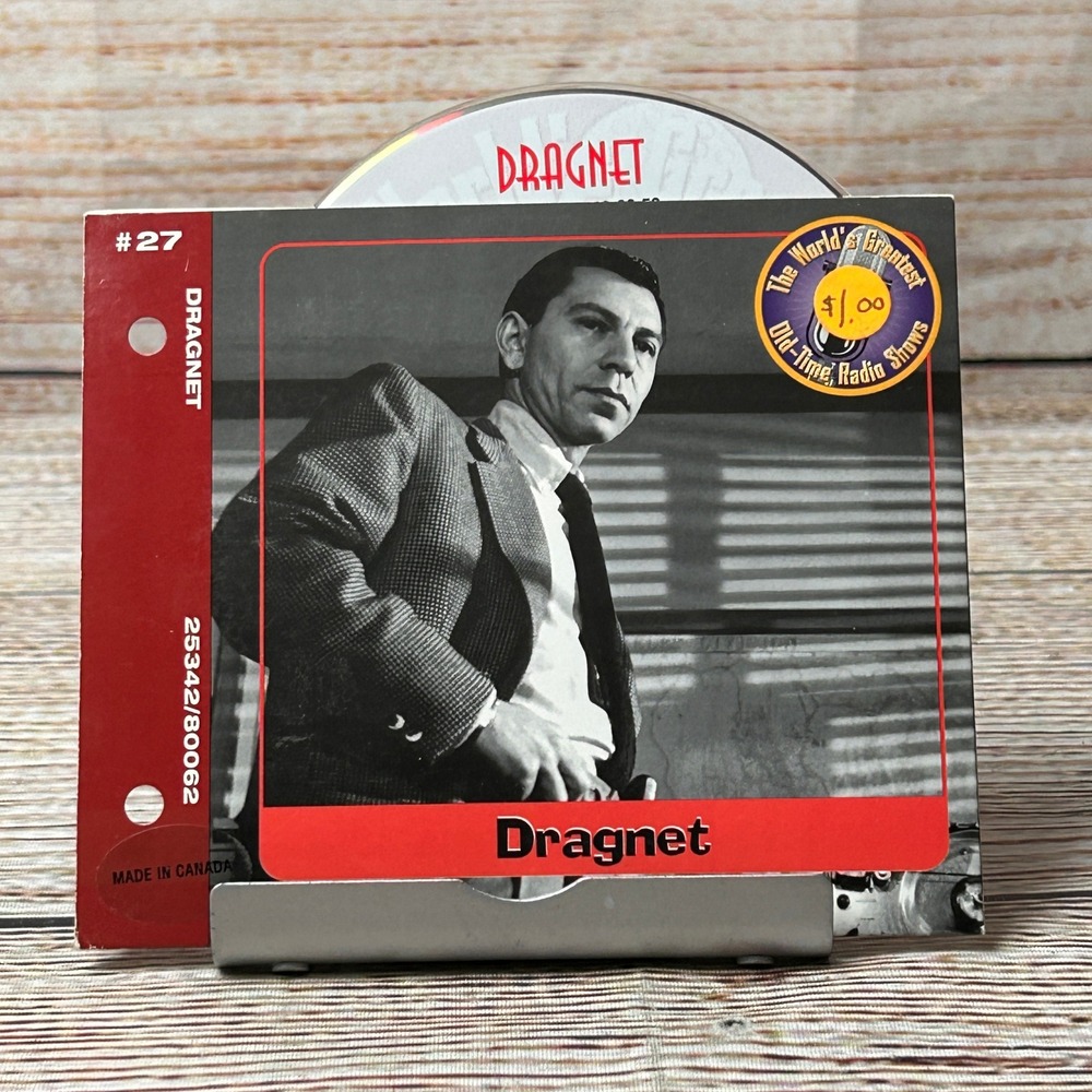 Dragnet The Worlds Greatest Old-Time Radio Shows CD Jack Webb 2003 NBC